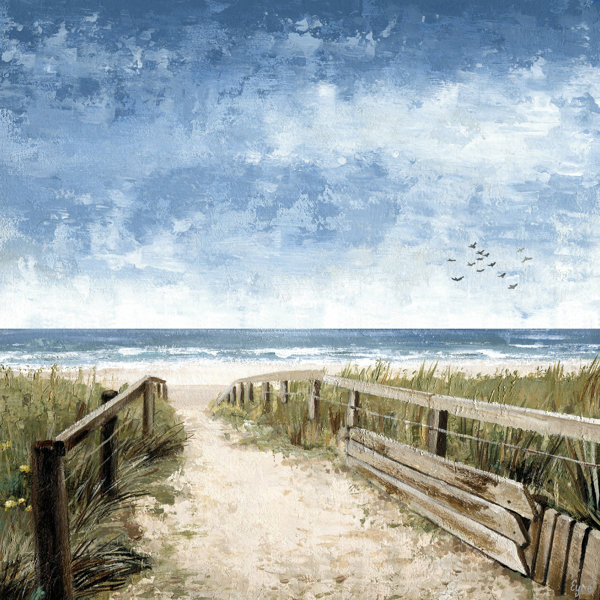 Highland Dunes Coastal Trails by Wrapped Canvas Painting Wayfair